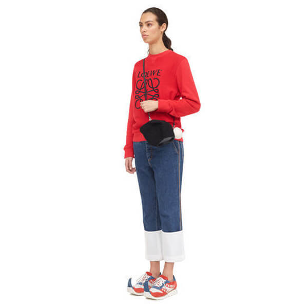 【18AW NEW】ロエベ トレーナー コピーロエベ_women/Anagram Sweatshirt スウェット/レッド