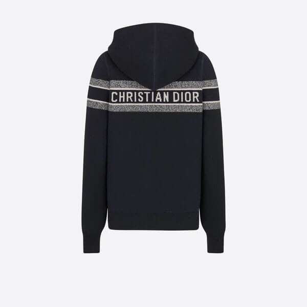 ディオー ディオール Oblique カシミア リバーシブル パーカー コピー メンズも着れる