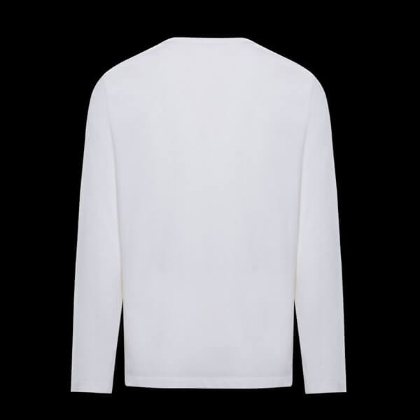 モンクレールMoncler★2021SS★水牛刺繍入マキシロゴ長袖Tシャツコピー★