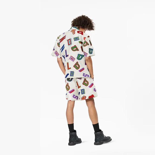 ?ヴィトンxNBA 組み合わせ素敵です エレガント バスケットボール シャツ 偽物 ロゴ 1A8WR2