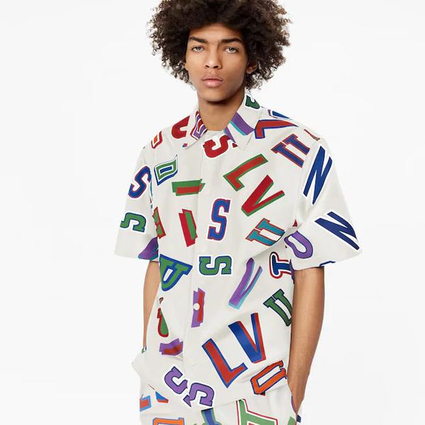 ?ヴィトンxNBA 組み合わせ素敵です エレガント バスケットボール シャツ 偽物 ロゴ 1A8WR2