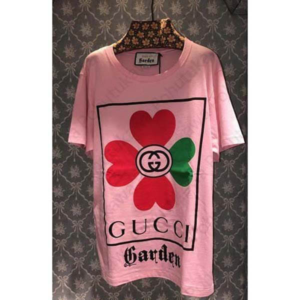 グッチガーデン★オーバーサイズ フラワー ロゴTシャツ偽物 関送込