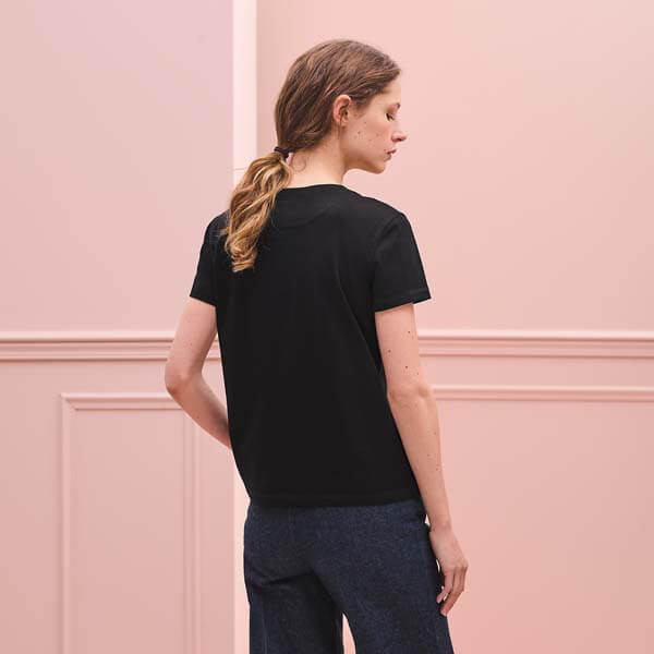 【エルメス】肌触りのいいコットンTシャツ 偽物レディース T-shirt