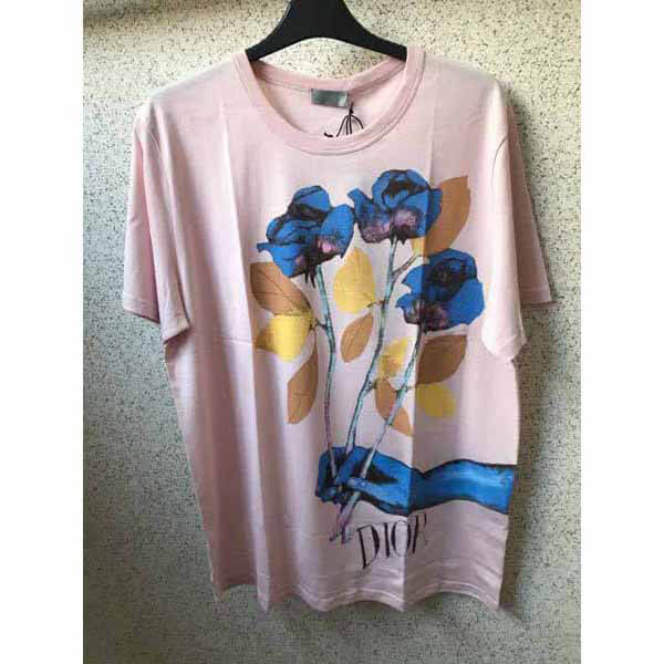 関税?送料込 ディオール TシャツコピーAND ALEX FOXTON フラワー プリント
