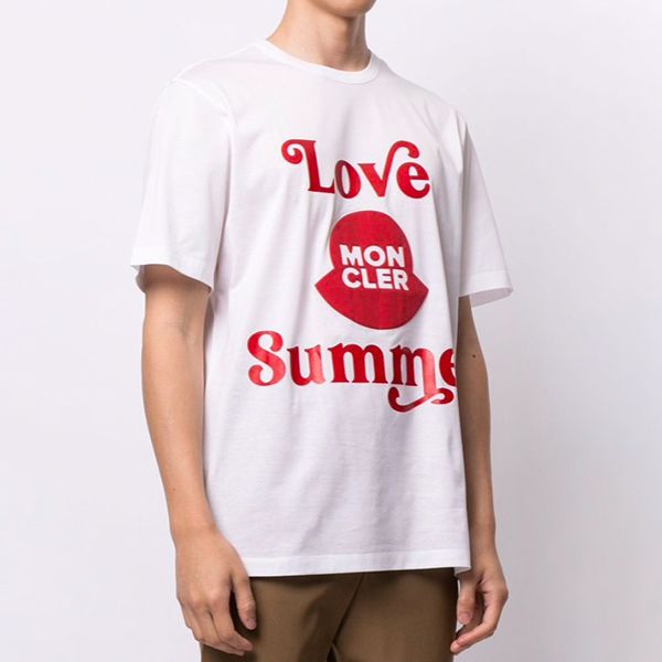 モンクレール★2021SS★Love Summerロゴ半袖Tシャツコピー