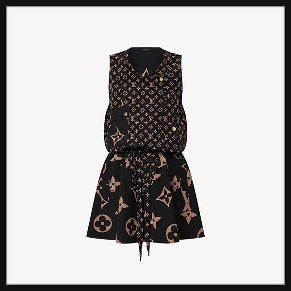 人気?ルイヴィトン ☆ノースリーブ ドレス ワンピース偽物1A927G 1A927M