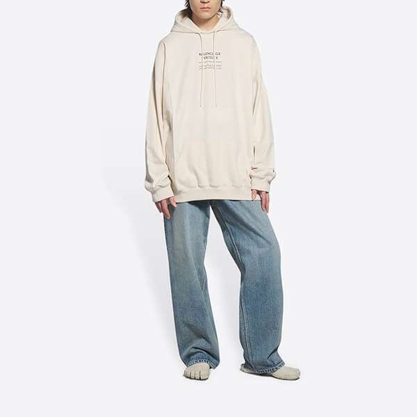 バレンシアガ*Coutureアートワーク刺繍 ライトフリース パーカーコピー651799TJV910107