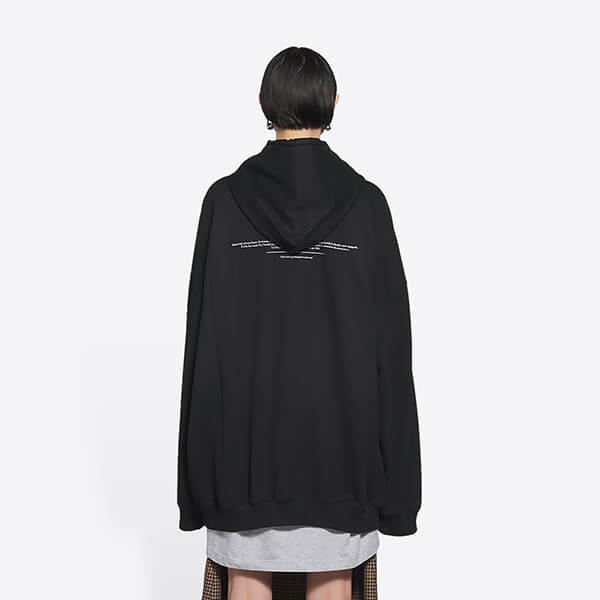 バレンシアガ*Coutureアートワーク刺繍 ライトフリース パーカーコピー651799TJV910107