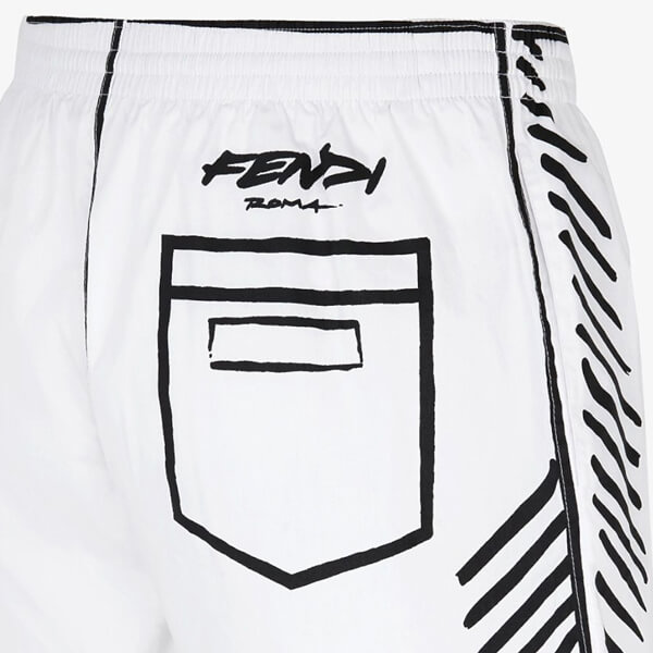 20AW*フェンディROMA ジョシュア?ヴィーダス 手書きコピー スイムショーツ