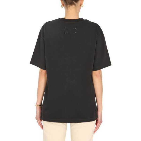 ☆メゾンマルジェラ☆ テーププリント?ロゴTシャツ偽物?