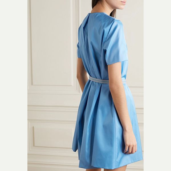 大人気!プラダコピー ベルトアップリケナイロンミニドレス