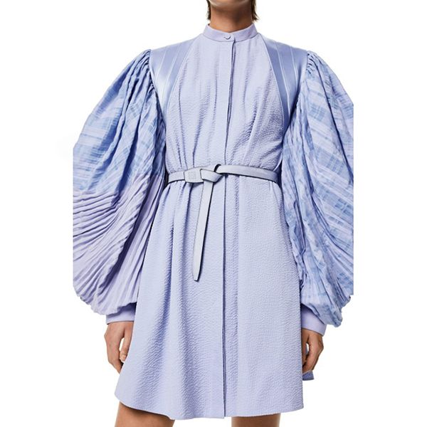 【サイレントセール】ロエベ プリーツスリーブワンピースコピー*S540Y09XA3