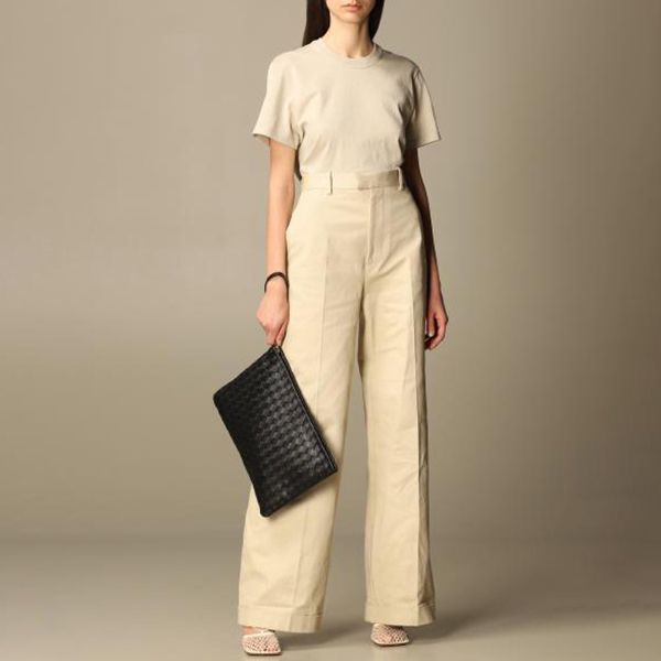 ボッテガヴェネタコピー クルーネックTシャツ コットン サンド 21SS 649060VF1U06761