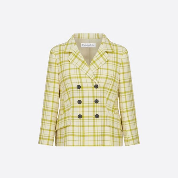 【ディオール】フォール先行販売*Check'n'ディオールPop 七部袖 ジャケットコピー141V26A1342_X0825