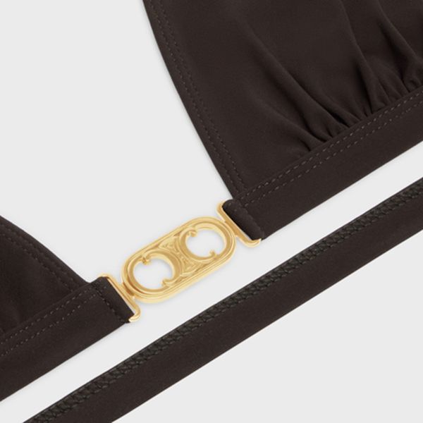 【セリーヌ ビキニ 偽物】トリオンフ ビキニトップ&ビキニボトムセット 2X769152C.19RU