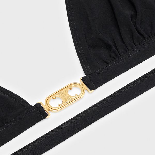 【セリーヌ ビキニ 偽物】トリオンフ ビキニトップ&ビキニボトムセット 2X769152C.19RU