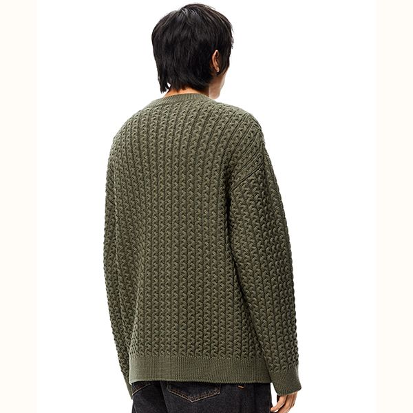 関送込 ロエベ ケーブル アナグラム セーター 偽物 H526Y14K834160