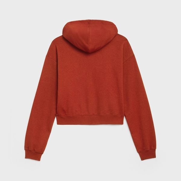 21AW#新作◇セリーヌ◇ボクシー スウェットシャツコピー フーディ ロゴ 2Y530450I.18RO