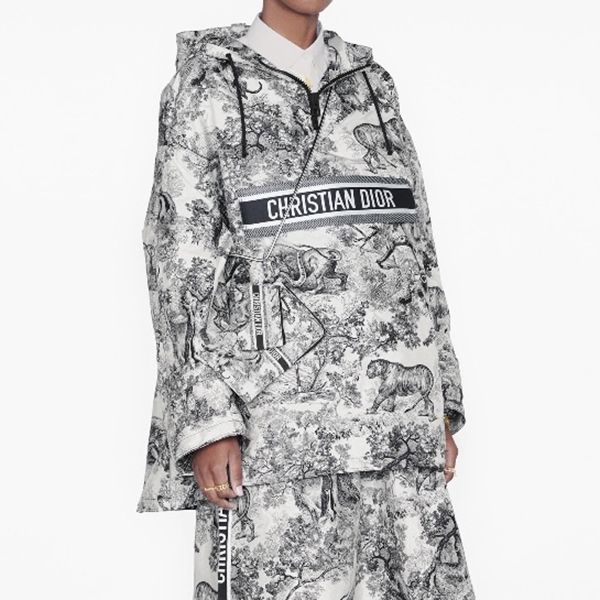 ディオール アノラック 偽物フード フーディ トワル ドゥ ジュイ 女 新作