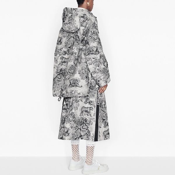 ディオール アノラック 偽物フード フーディ トワル ドゥ ジュイ 女 新作