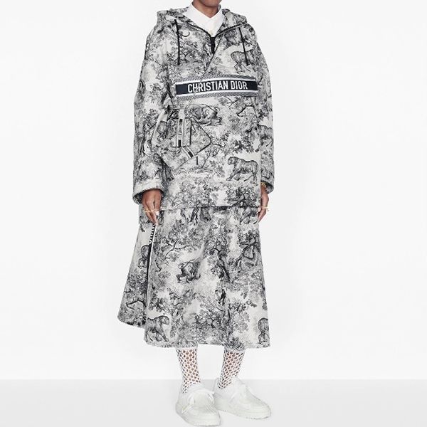 ディオール アノラック 偽物フード フーディ トワル ドゥ ジュイ 女 新作