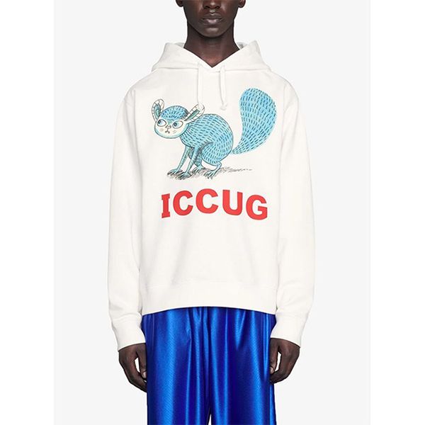 グッチ パーカー偽物フレイヤ?ハルタス “ICCUG” アニマルプリント