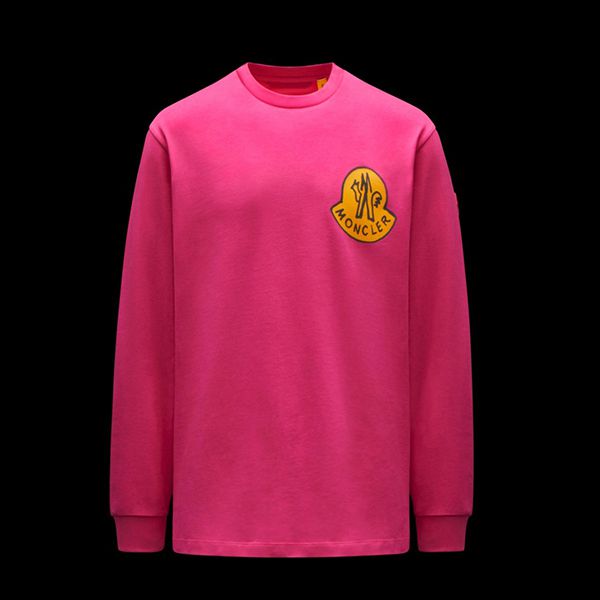 【モンクレール】Genius 1952新作 オレンジロゴ LongTシャツ偽物 G20928D0000783927545