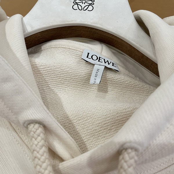 【21SS】ロエベ アナグラム 偽物 レザーパッチ フーディー ◆ロエベ◆全3色H526Y25J12