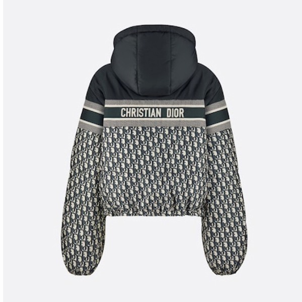 ディオール ダウンジャケット 偽物★オブリーク リバーシブル 女 ロゴ 送料込 2色 147C21A2968_X5803