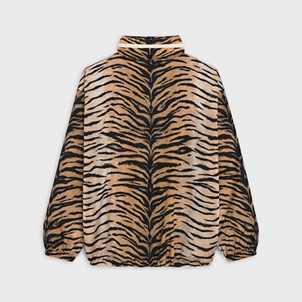 21SS新作!★セリーヌ コピー★個性的! タイガープリント&ロゴ ウインドブレーカー 2W350617M.18TG