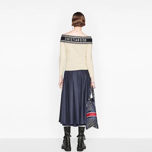 【モダンな魅力が特徴★】セーラーカラータイドセーター 偽物★ディオール 154S02AM305_X5801