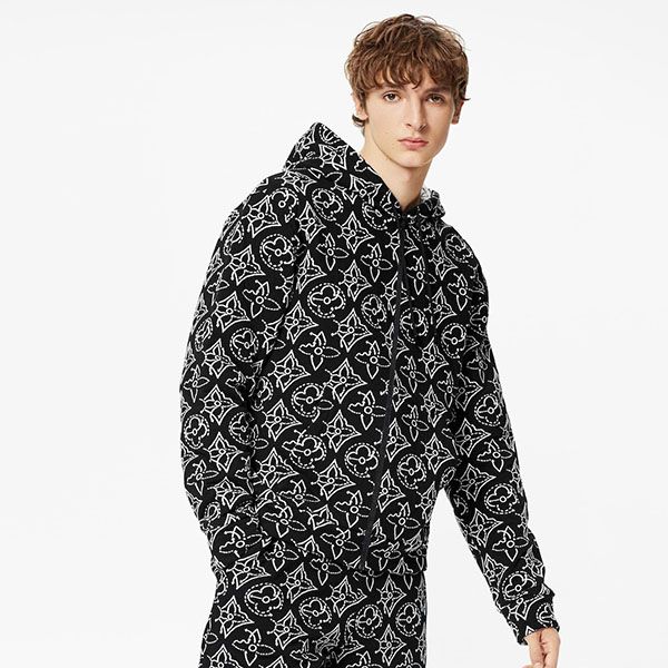 ?ルイヴィトン NBAストゥラティージクフラワー パーカー 偽物 1A8X0R