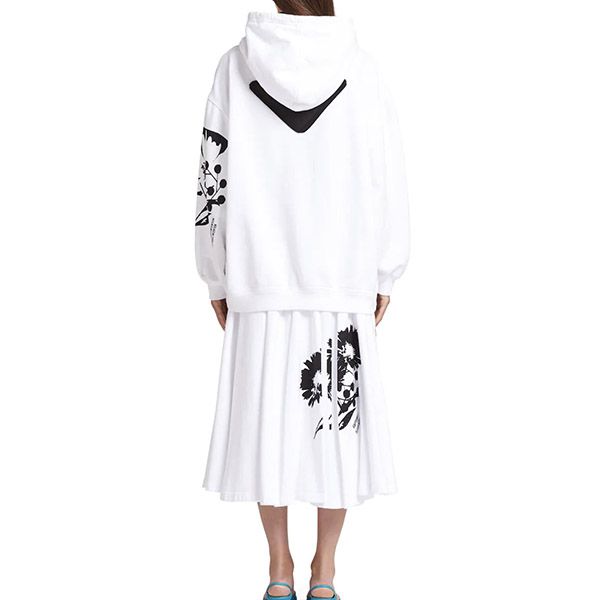 ☆プラダ プリントフード付きスウェットシャツ コピー 134621_1YTP