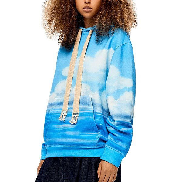 ロエベ×ジブリ 偽物 カオナシ フーディー ロゴ刺繍入りH848Y25X03