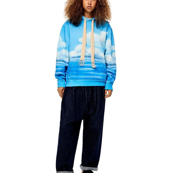 ロエベ×ジブリ 偽物 カオナシ フーディー ロゴ刺繍入りH848Y25X03