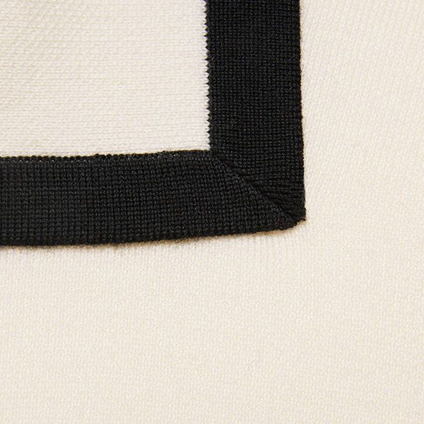 グッチ ウール GGピケ ジャカード ポロシャツ 偽物 アイボリー ロゴ 長袖 681307XKB7S9207