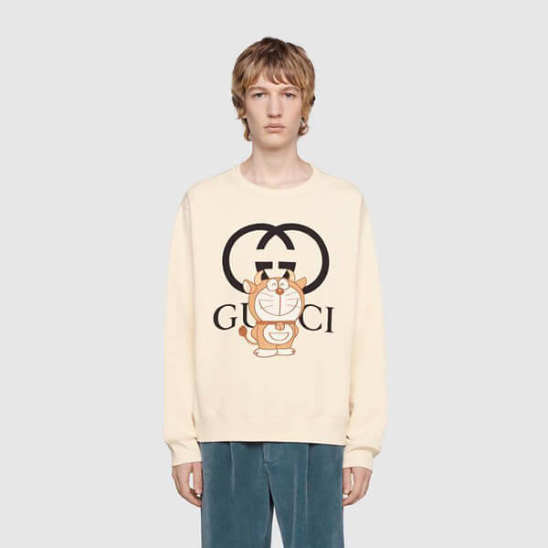 グッチ ドラえもん【グッチ】コットン スウェットシャツ コピー