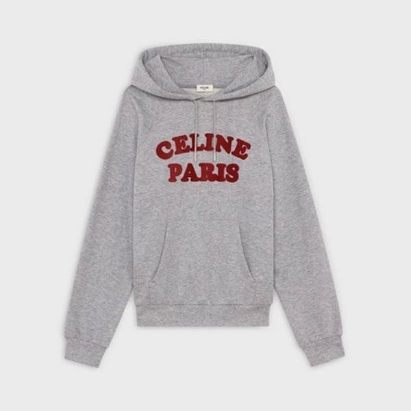 【セリーヌ】21SS セリーヌ PARISスウェット*コットン&カシミア コピー 2Y147607F.27RW