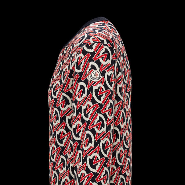 モンクレール 新作 パーカー MONCLER モノグラムロゴセーター