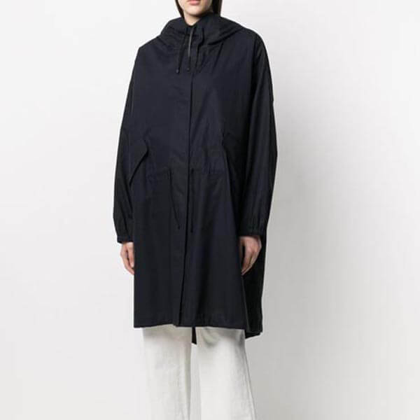 み☆ジルサンダー ジルサンダー ロゴプリント付き コート 偽物 JSES430005WS244900A402