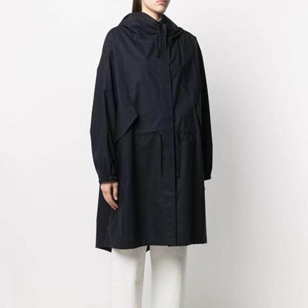 み☆ジルサンダー ジルサンダー ロゴプリント付き コート 偽物 JSES430005WS244900A402