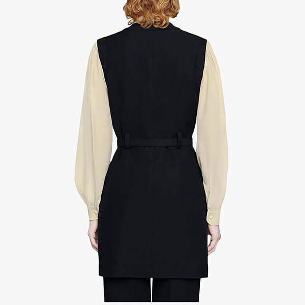 グッチ ダブル G付き カディ シルクウール ベスト コピー 609245 Z8AH7 1000REDWHITE