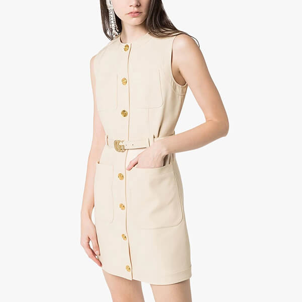 グッチ ダブル G付き カディ シルクウール ベスト コピー 609245 Z8AH7 1000REDWHITE