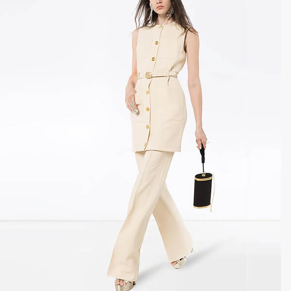 グッチ ダブル G付き カディ シルクウール ベスト コピー 609245 Z8AH7 1000REDWHITE