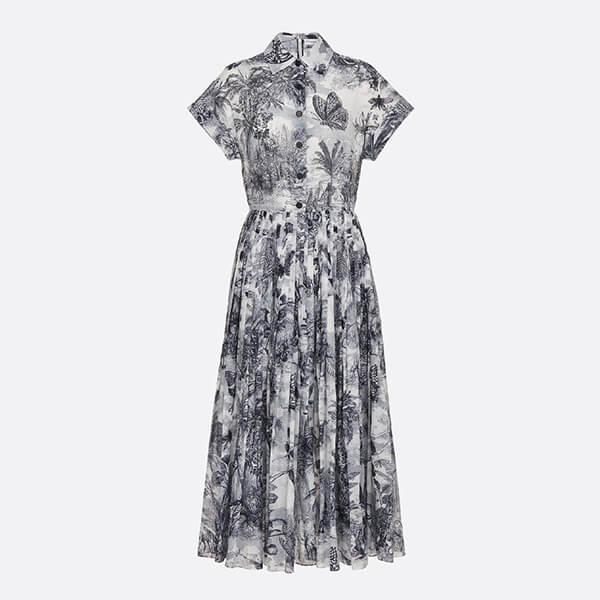 *雑誌掲載*【ディオール】ミディドレス コットンボイル