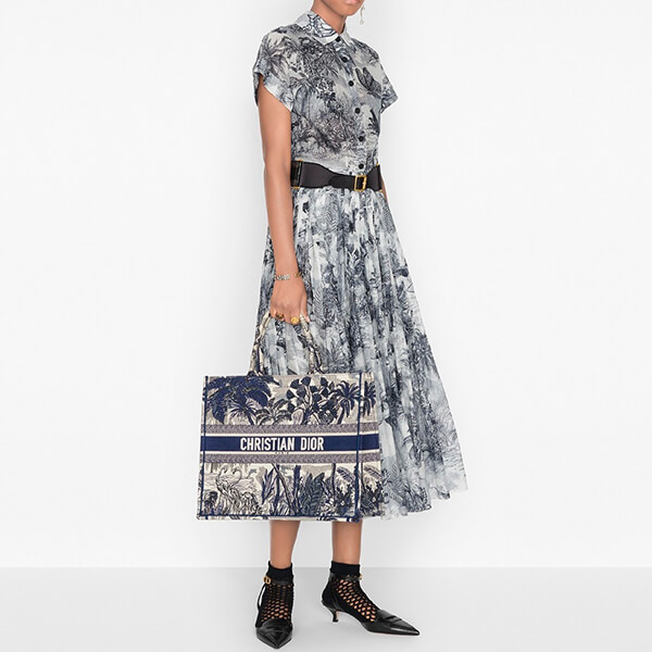 *雑誌掲載*【ディオール】ミディドレス コットンボイル