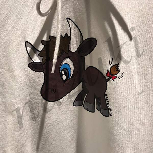 バレンシアガ#リトルOXジップ付きパーカー/フーディ 2101-164-0126NY