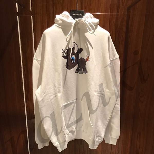 バレンシアガ#リトルOXジップ付きパーカー/フーディ 2101-164-0126NY