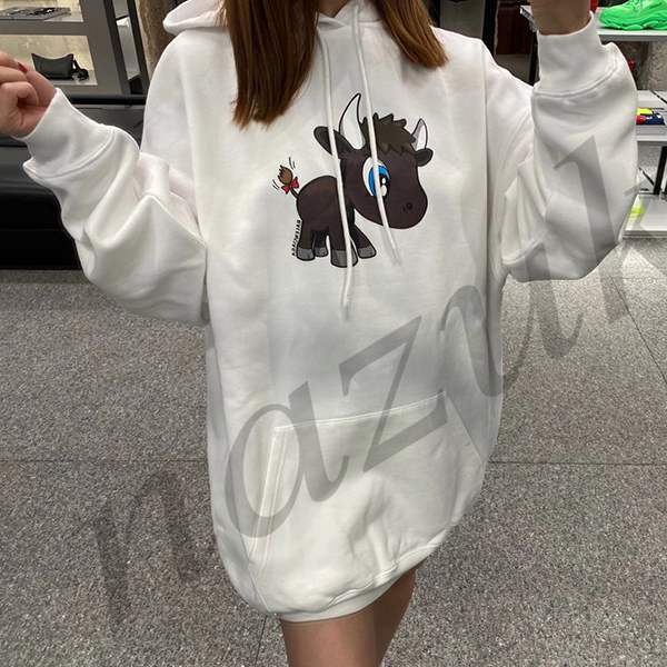 バレンシアガ#リトルOXジップ付きパーカー/フーディ 2101-164-0126NY