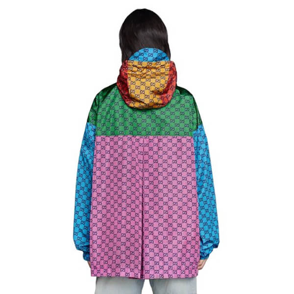 グッチ 新作 GG マルチカラー フーデッド ジャケット コピー 660065 Z8AOP 3348